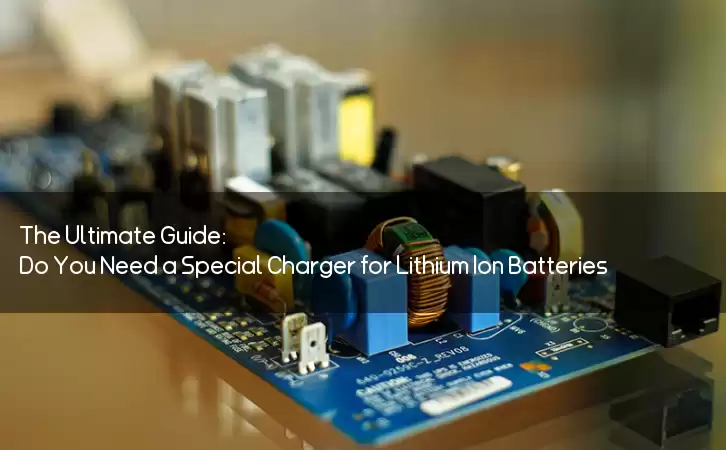 The Ultimate Guide: Do You Need a Special Charger for Lithium Ion Batteries?