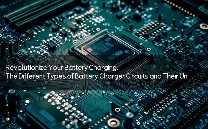 Revolutionize Your Battery Charging: The Different Types of Battery Charger Circuits and Their Unique Advantages