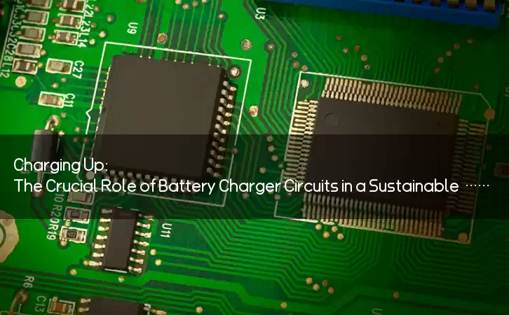 Charging Up: The Crucial Role of Battery Charger Circuits in a Sustainable Future