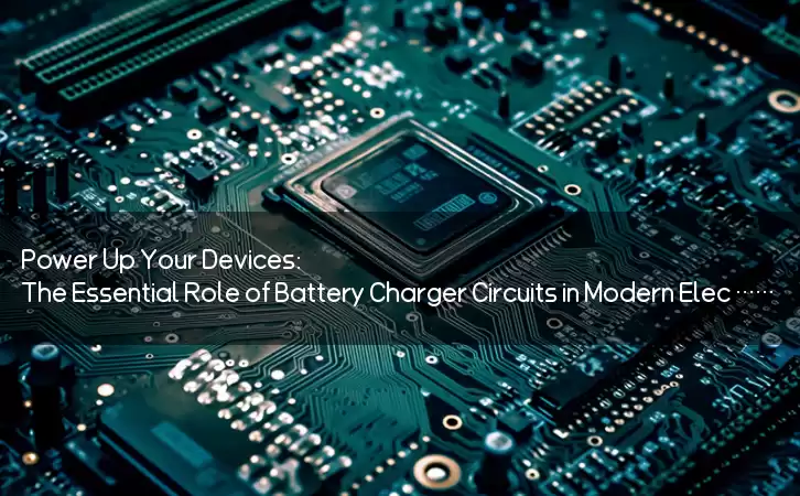 Power Up Your Devices: The Essential Role of Battery Charger Circuits in Modern Electronics