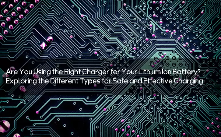 Are You Using the Right Charger for Your Lithium Ion Battery? Exploring the Different Types for Safe and Effective Charging