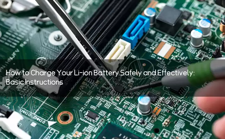 How to Charge Your Li-ion Battery Safely and Effectively: Basic Instructions