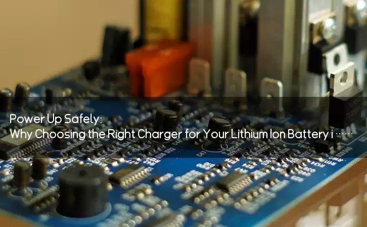 Power Up Safely: Why Choosing the Right Charger for Your Lithium Ion Battery is Crucial