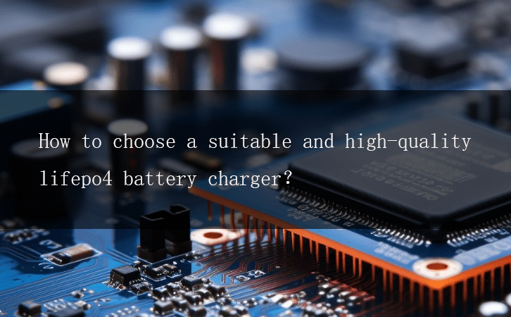 How to choose a suitable and high-quality lifepo4 battery charger？